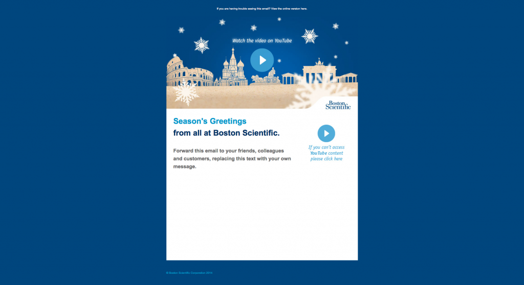 Boston Scientific Europe Seasonal Communication HTML